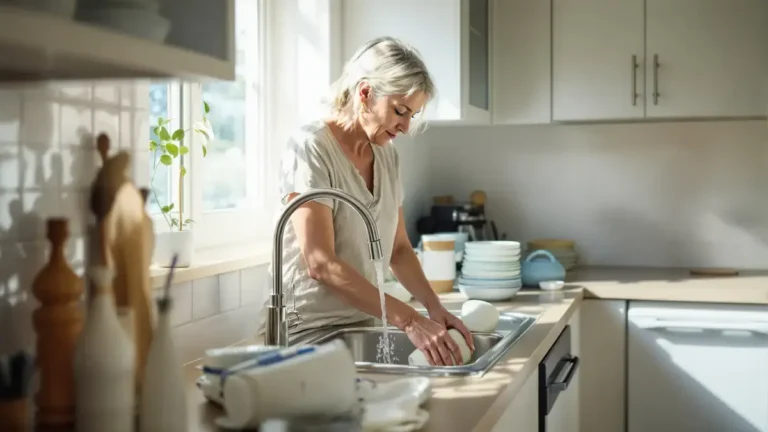 Upozornění pro hospodyňky: Ti, kteří si myslí, že ruční mytí je vždy ekologičtější, mohou podle odborníků podporovat nadměrnou spotřebu vody.