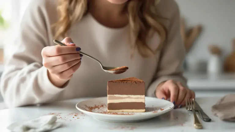 Tento nepečený dezert spojuje intenzivní čokoládovou pěnu a jemné sušenky pro potěšení všech chuťových pohárků při každém soustu