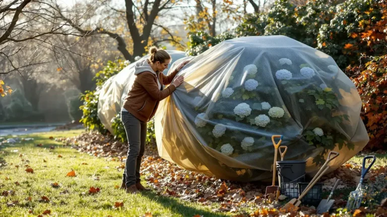 Nepokrytí hortenzií před prosincem může vést k jejich ztrátě během zimy, riziko často podceňované